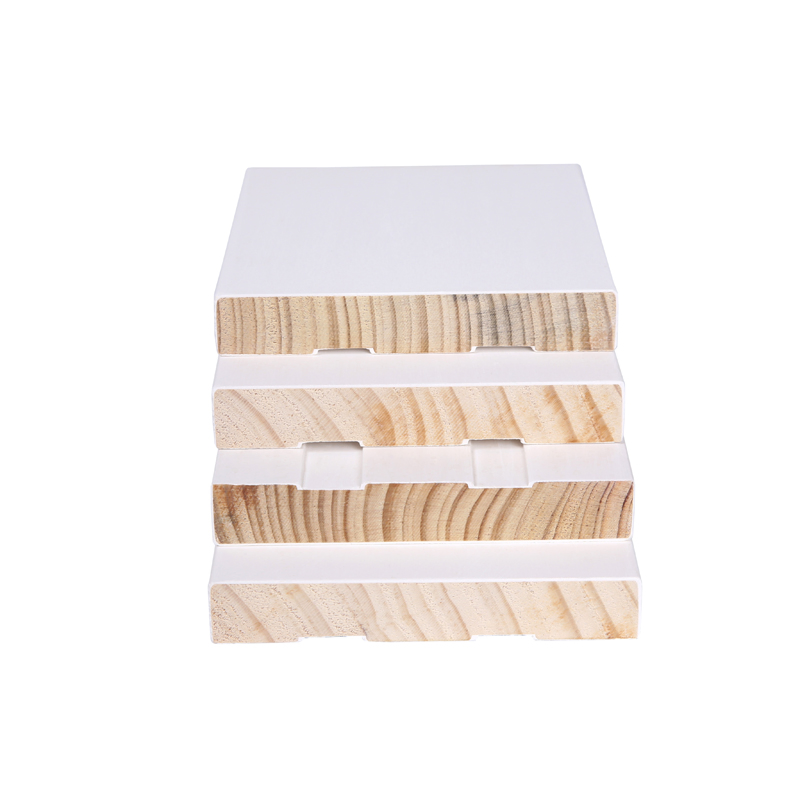 Elegant Primed White Flat Base Moulding for Interiors