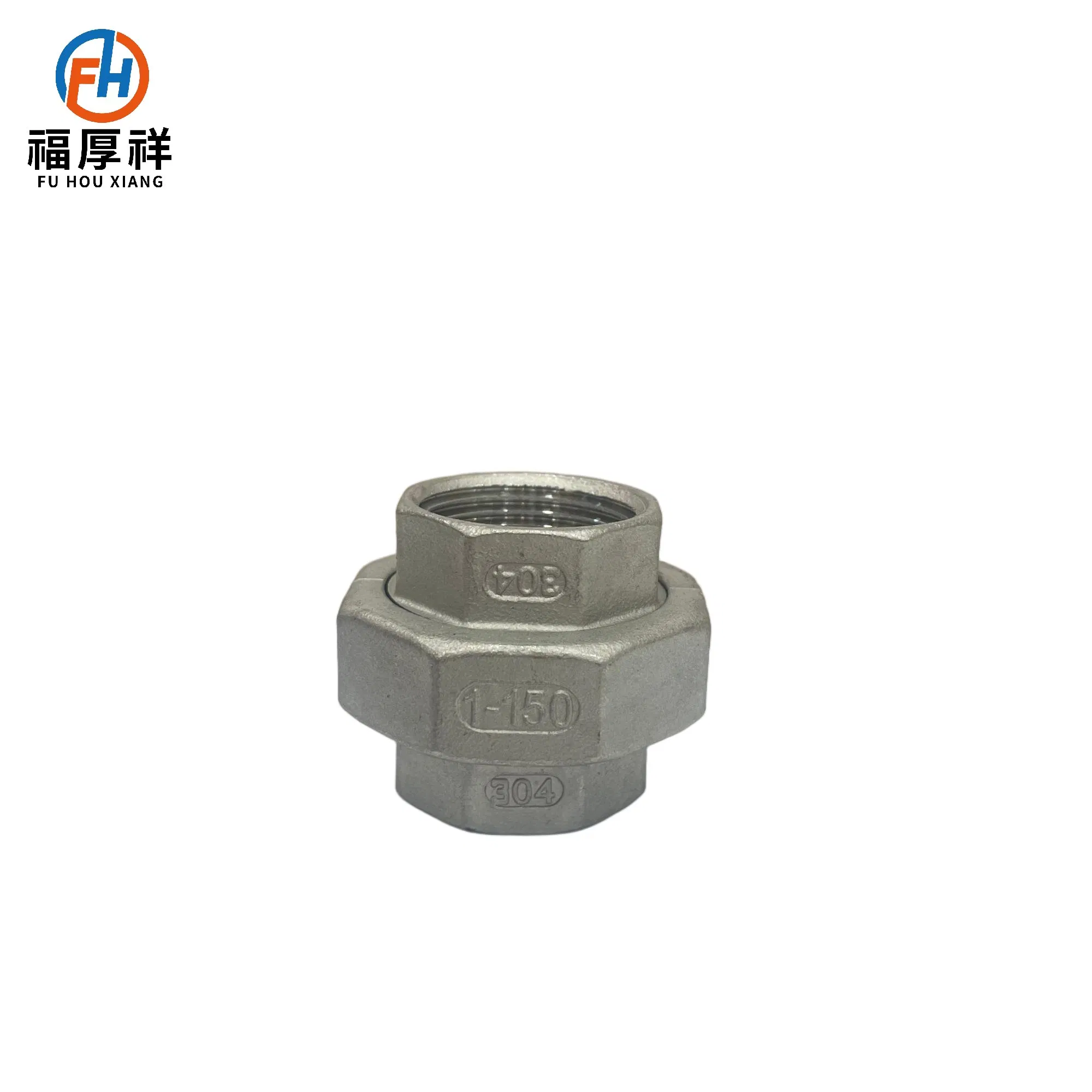 Heavy-Duty Stainless Steel Pipe Fitting Female Threaded Pipe Union Fitting