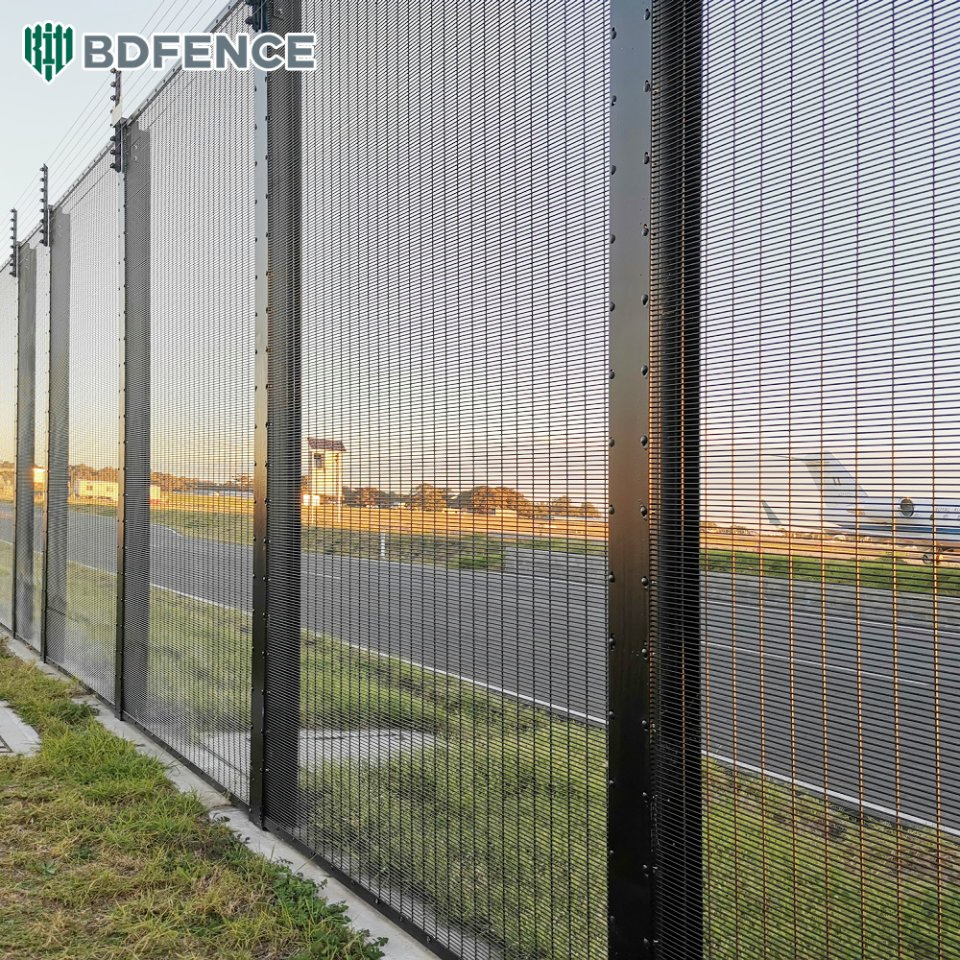 Heavy Duty 358 Anti-Climb Fence Galvanized for Industrial Zone Perimeter Protection