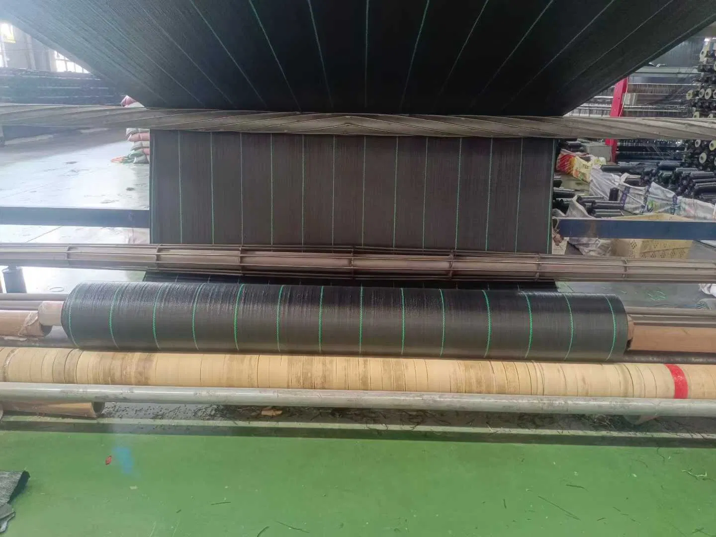 Black Color PP PE Woven Ground Cloth Effective Sunlight Blocking Material Grass Proof Cloth