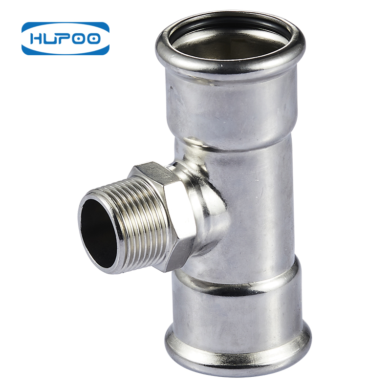 304 or 316L Stainless Steel Press Fitting Slip Coupling for Repair M Profile