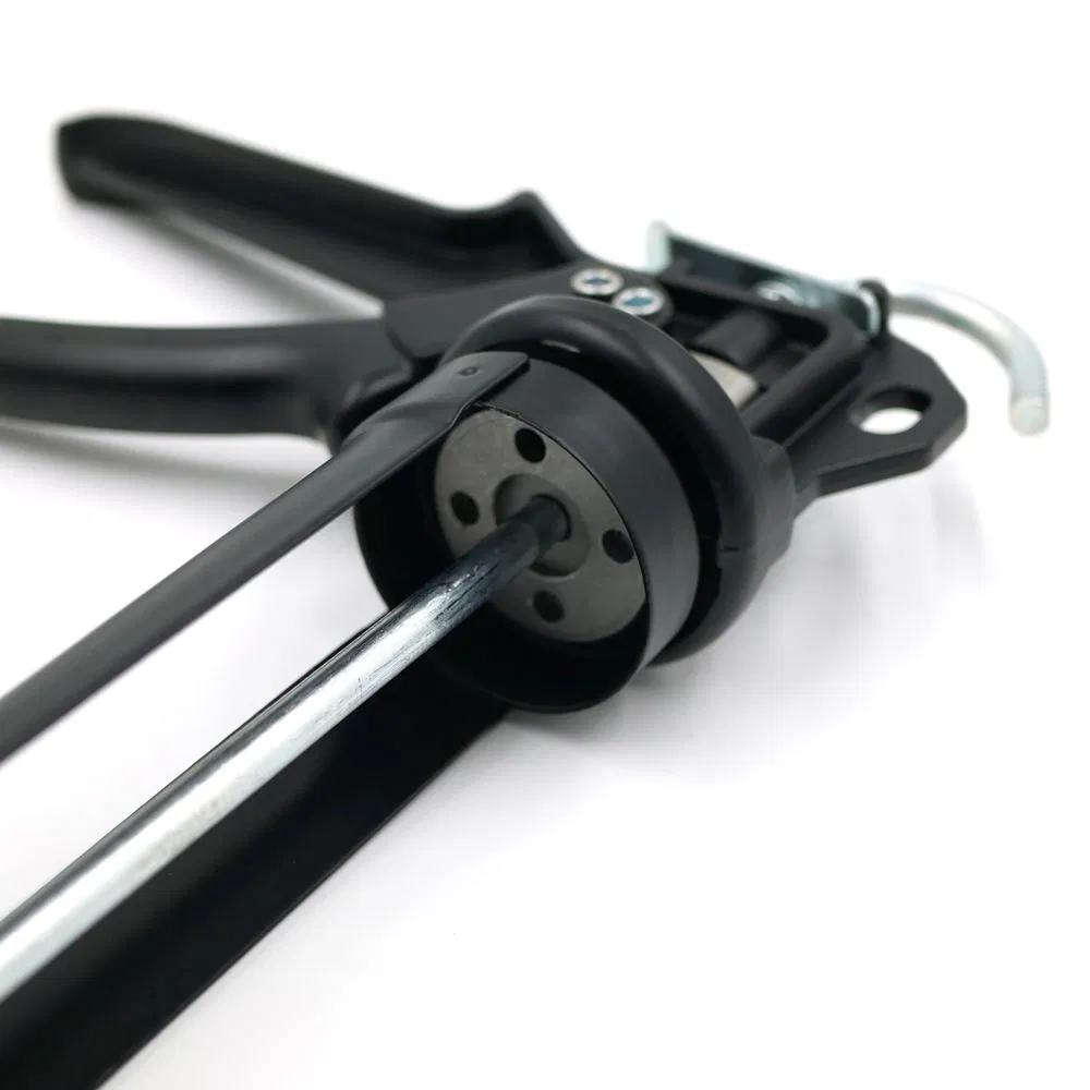 High Quality Metal Manual Black 12inches 400ml Cartridge Caulking Gun