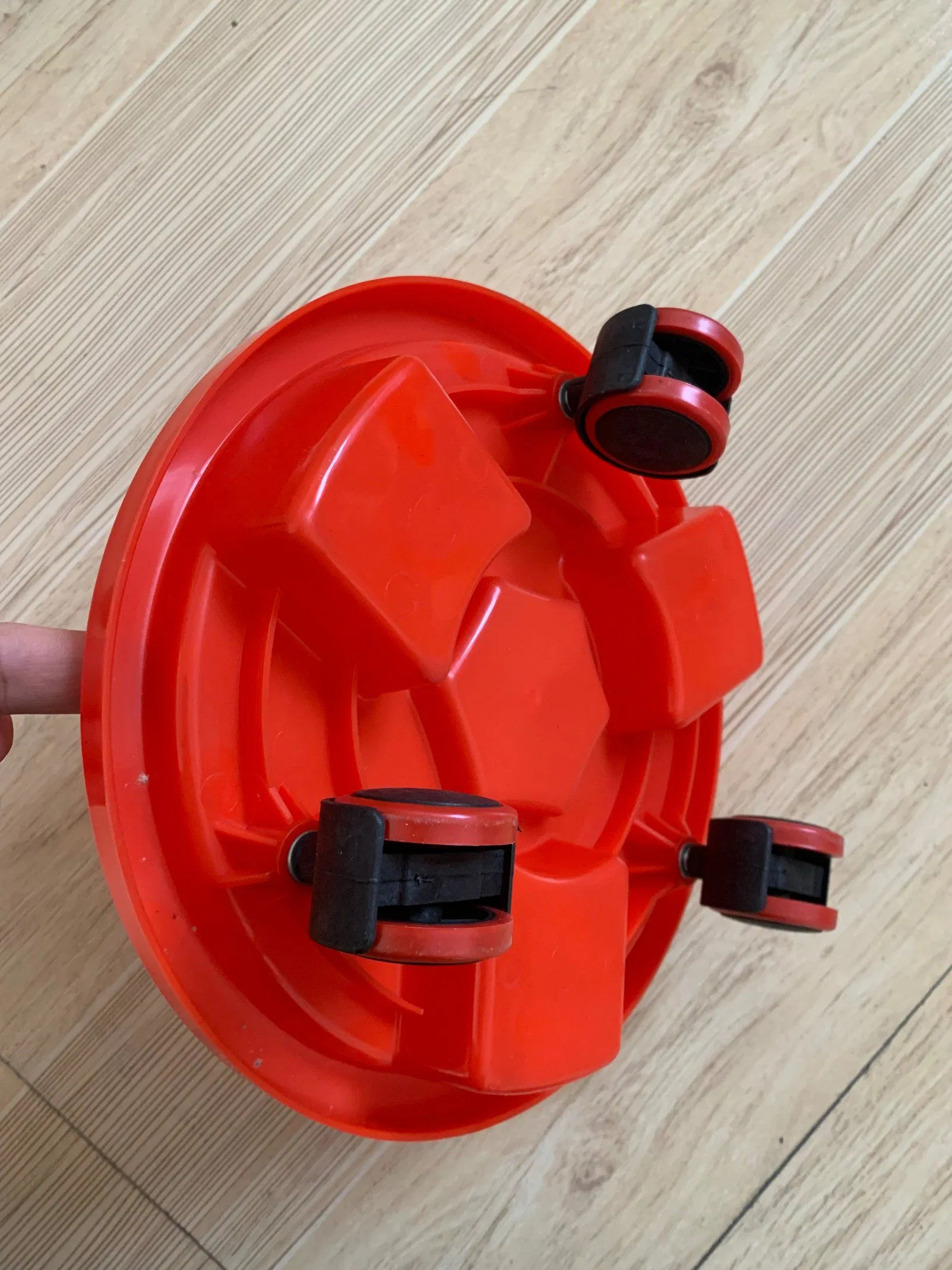 260mm Red Plastic Wheel Factory Direct Moveable Tray/Cart/Pallet