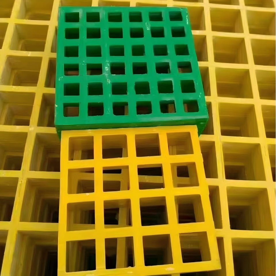 High Strength FRP Grating Corrosion Resistant High-Temperature Resistant Glass Fiber Grating