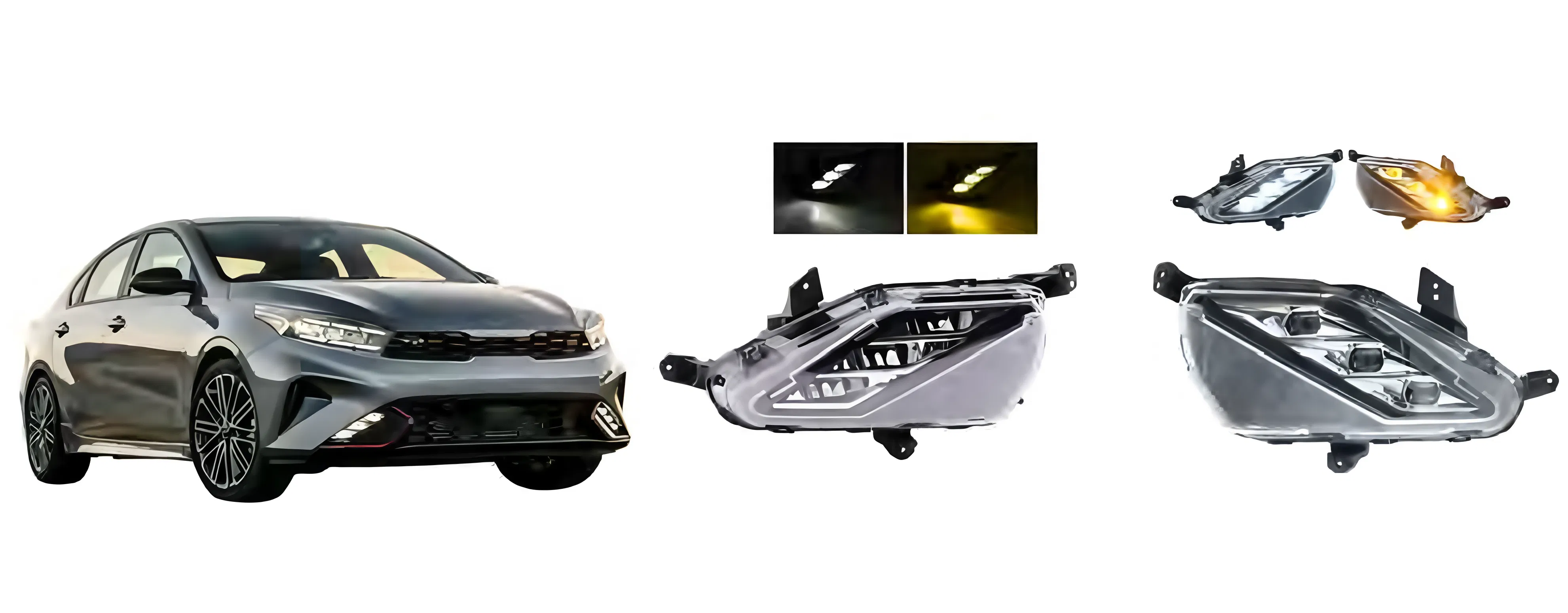 Противотуманные фары LED для KIA Cerato 2023