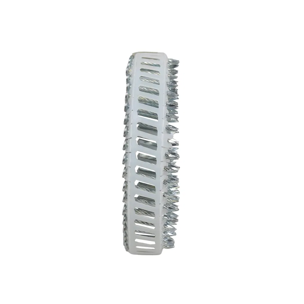 Electro Galvanized Tensile Strength Plastic Collated Coil Nails
