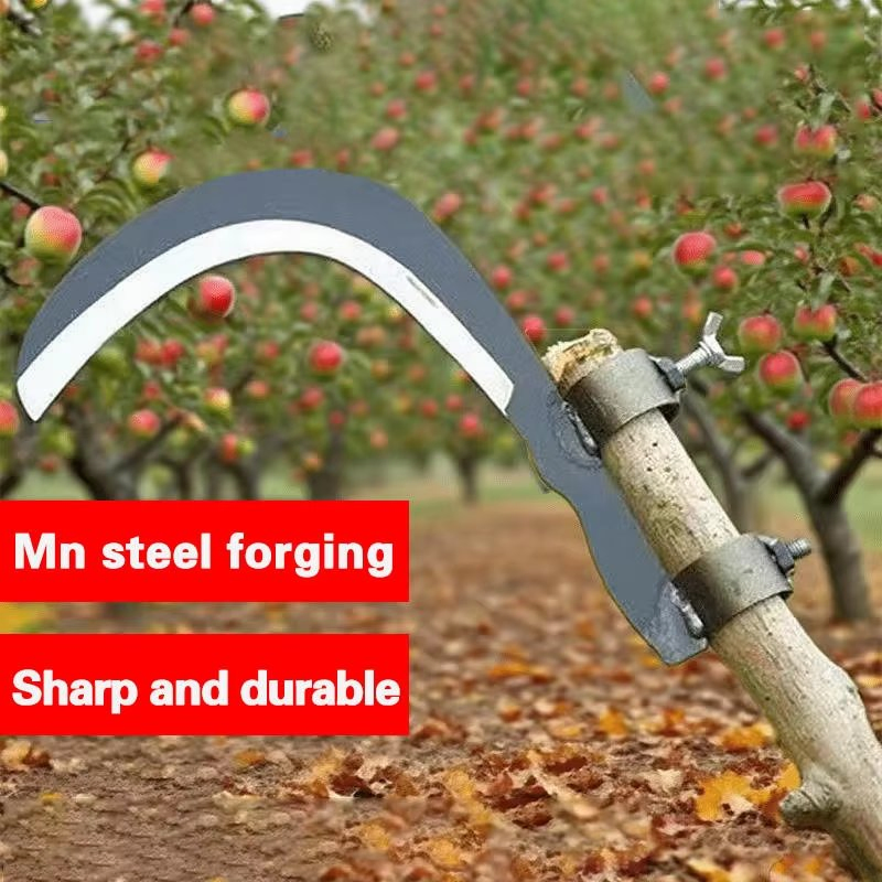 Lightweight Carbon Steel Rice Betel Nut Knife for Agricultural Harvesting Garden Pruning