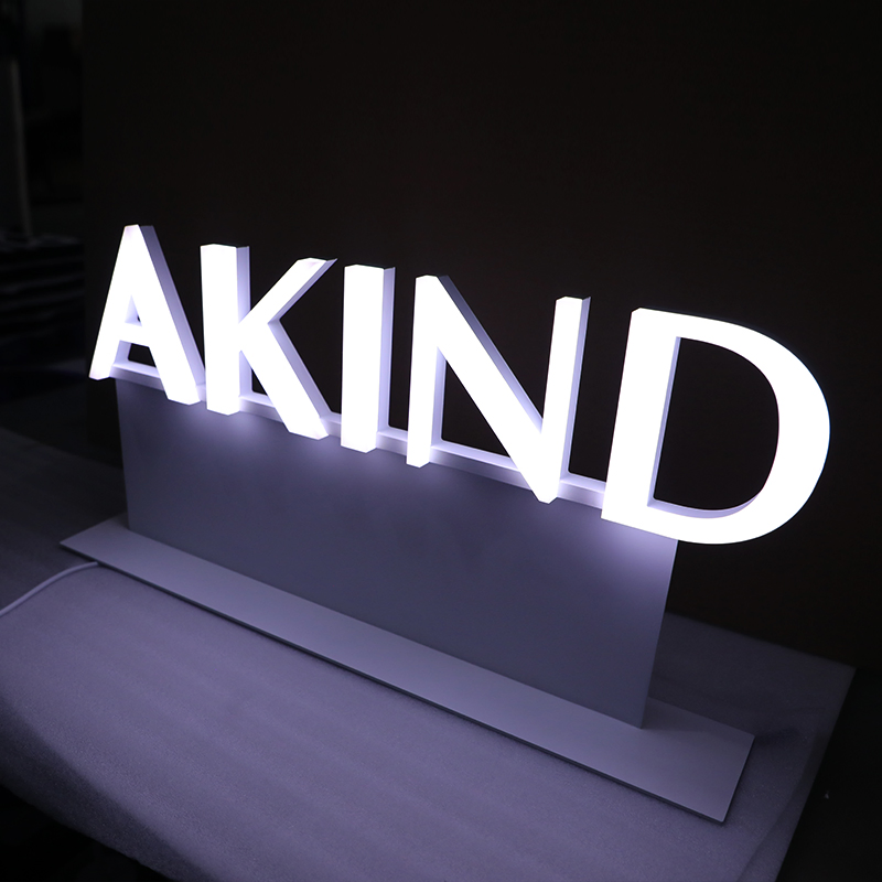 Customized Acrylic Letter Sign Letter United Decorating Office Table for Indoor Use