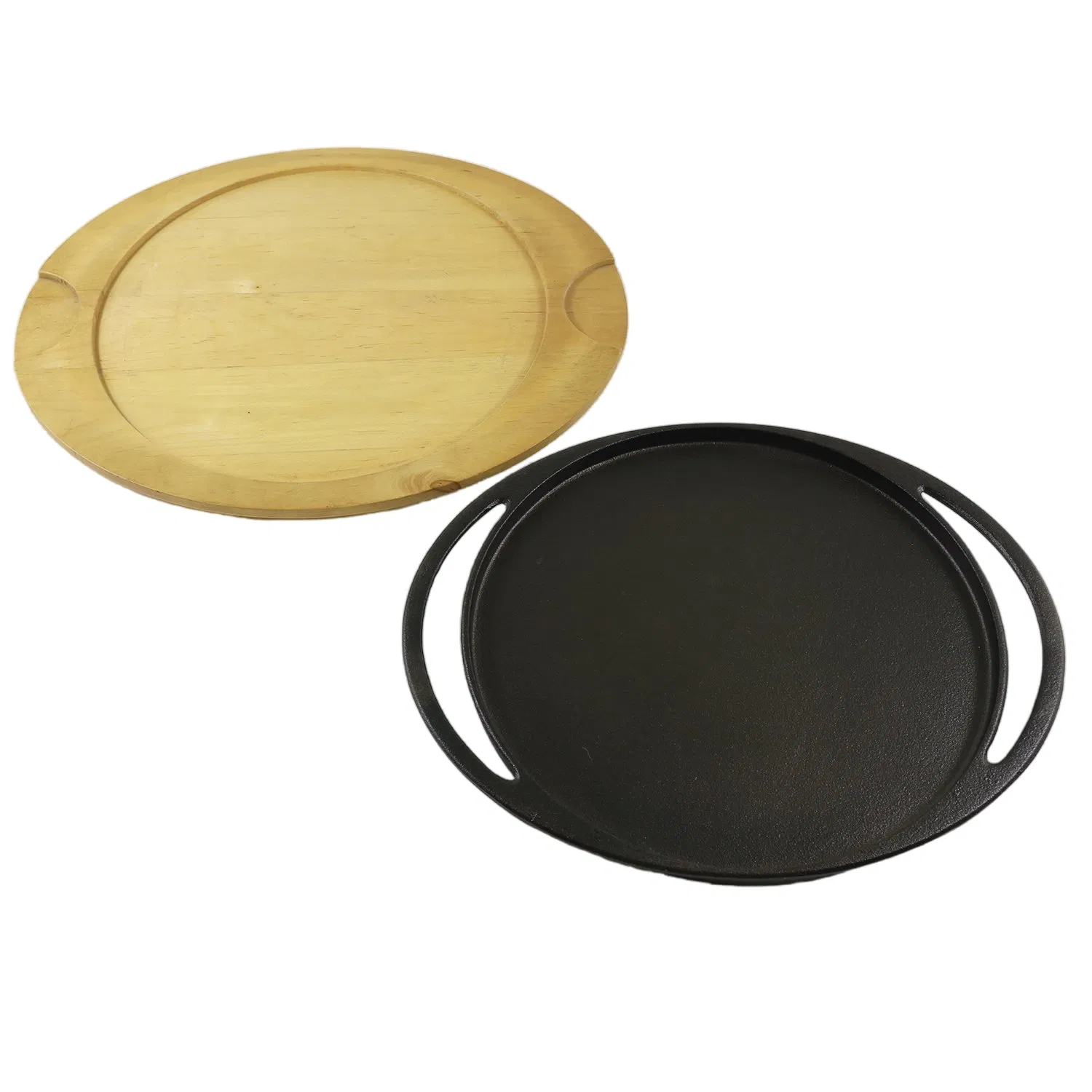 Чугунная сковорода с подносом для гриля и выпечки