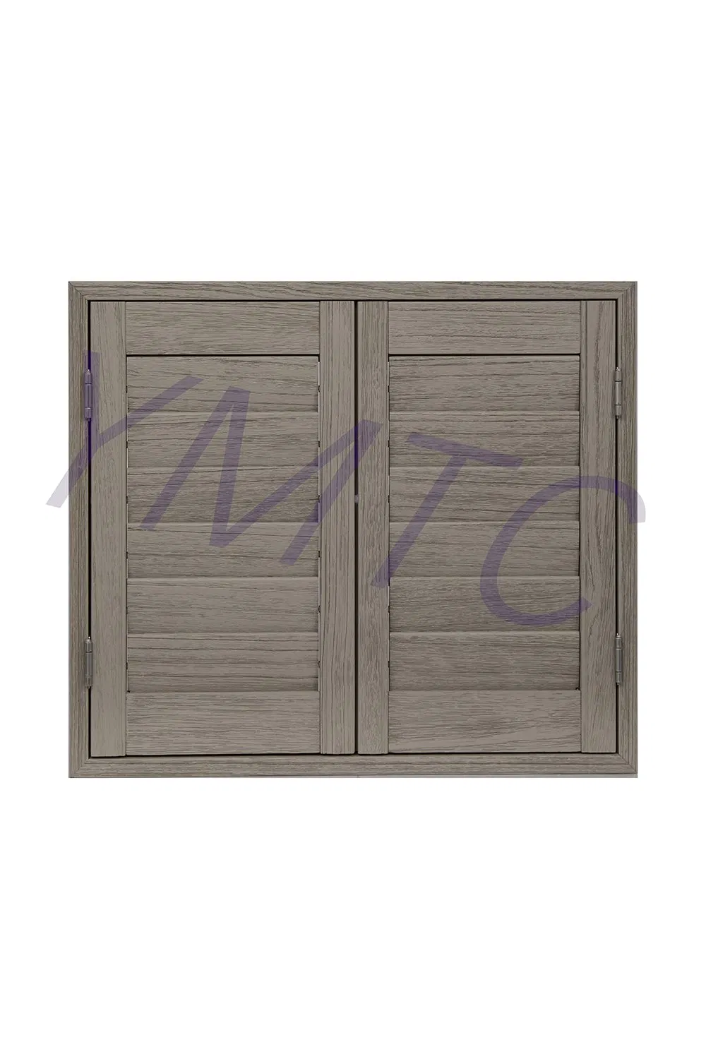 63mm/76mm/89mm/114.3mm Custom Stain Color Wood Shutters