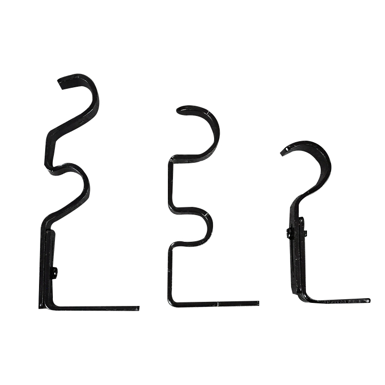 Wholesale Adjustable Single Double 25mm 28mm Metal Curtain Rods Bracket