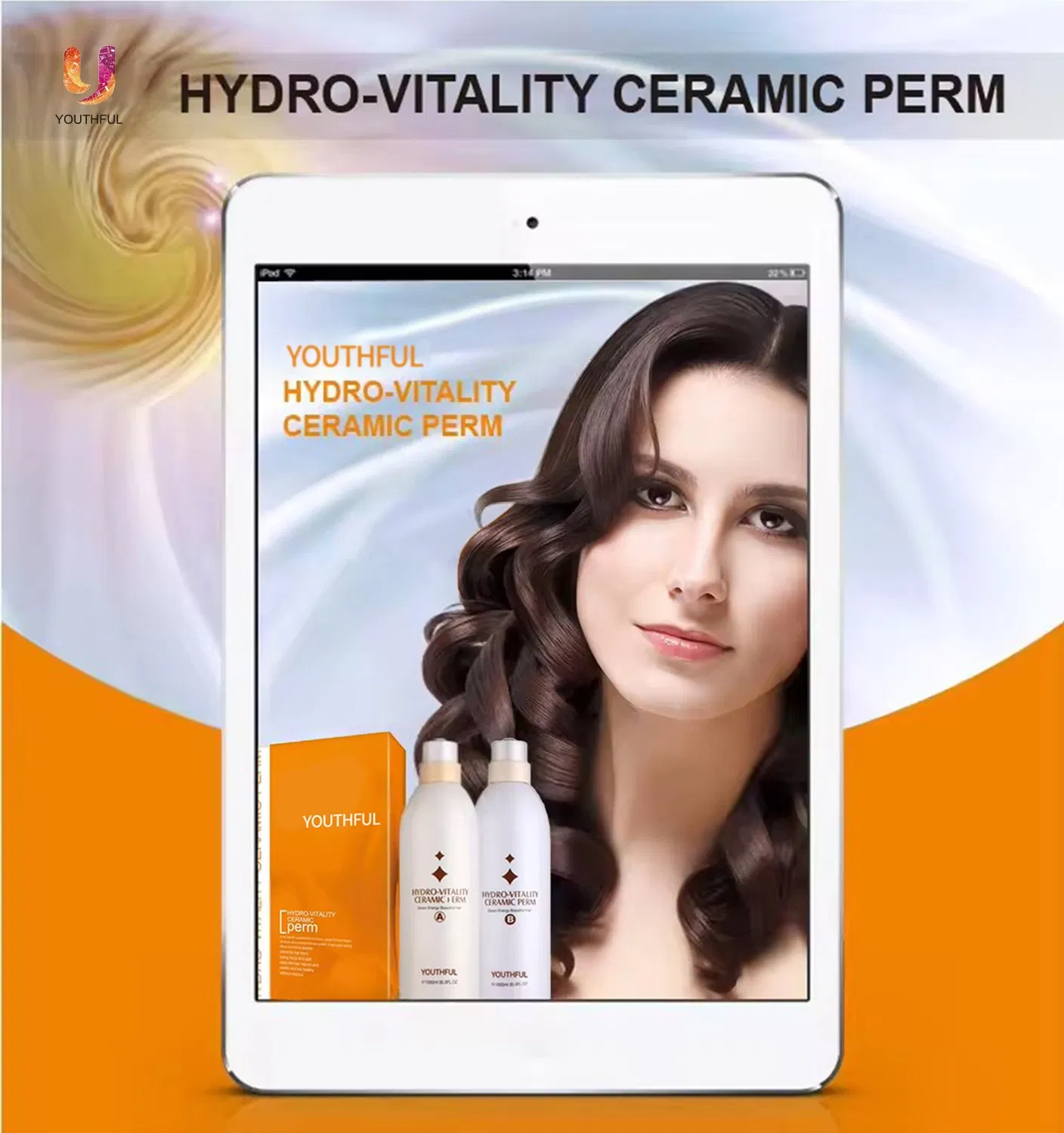 Herbal Olive Oil Ionic Organic Salon Best Permanent Hair Straightening Cream