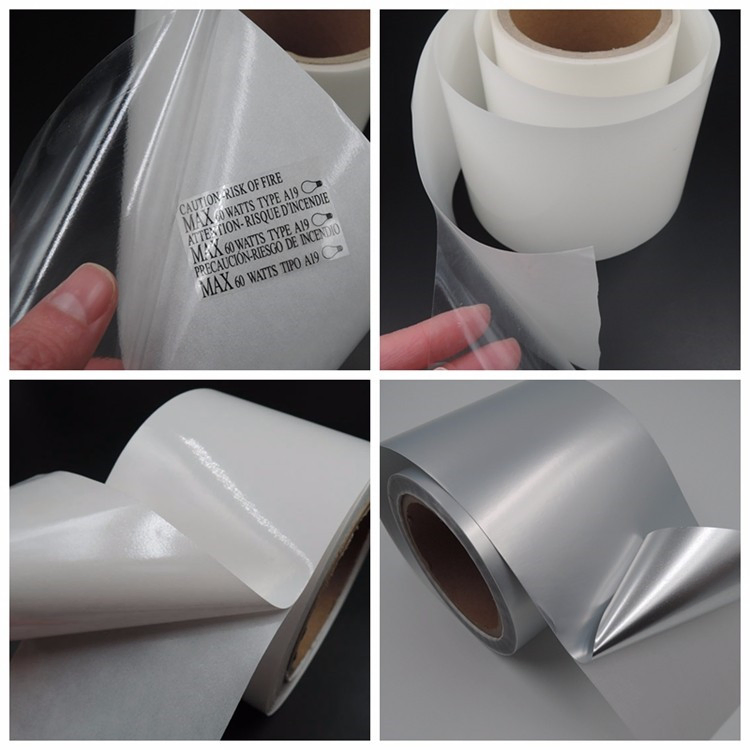 Self Adhesivetransparent Pet Film Sticker Paper Label Sticker for Inkjet Printer