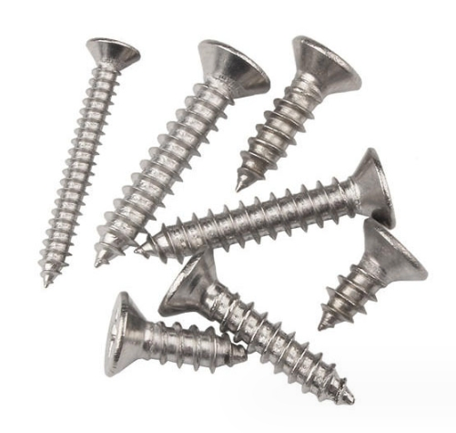 M1.7X4/5/6/8/10mm 304 Stainless Metal Steel Countersunk Head Phillips Self Tapping Head Mini Small Screws