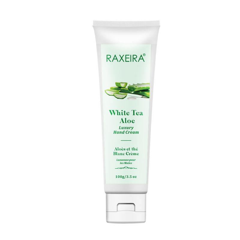Factory Wholesale Private Label Organic Moisturizing White Tea Extract & Aloe Vera Hand Cream