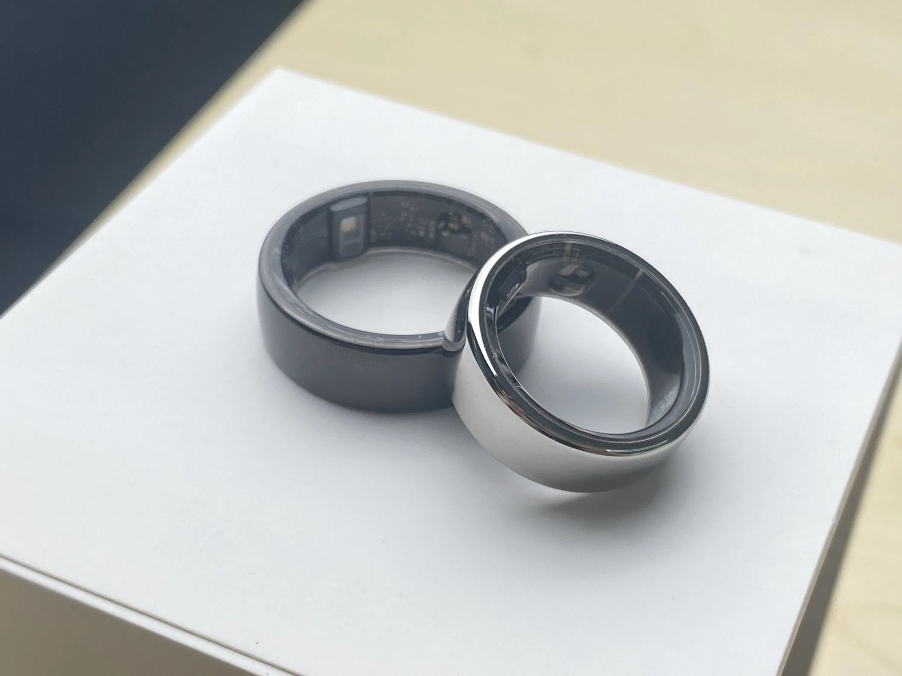 Smart Ring Gadget Glocometro Inalambrico Inteligente Moniteur ECG Blood Tech Ring Black Ring for Boys