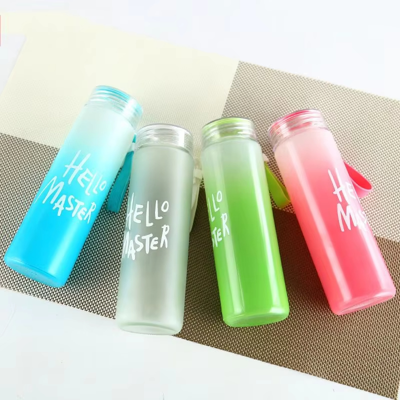 Стеклянная бутылка для воды 400 мл с логотипом