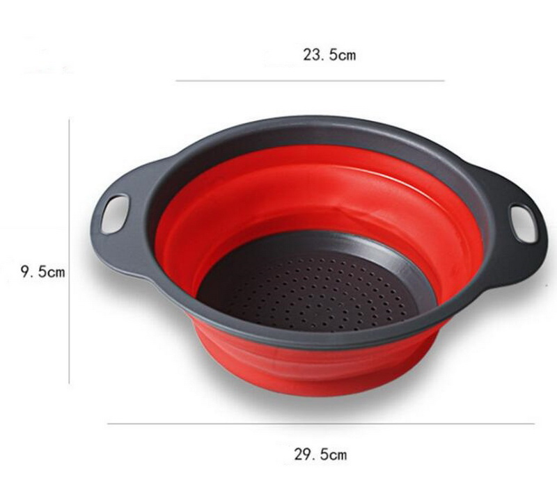 Silicone Filter Water Drain Basket Folding Asphalt Basket