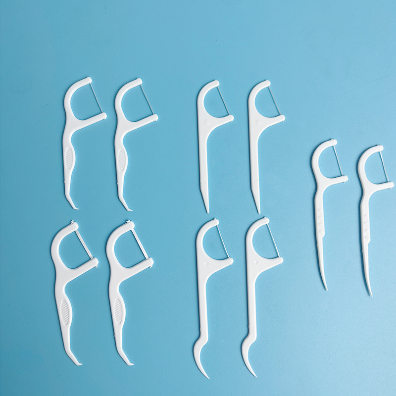 Bulk Dental Care Portable Boxed PTFE UHMWPE Mint Dental Floss Pick Toothpick