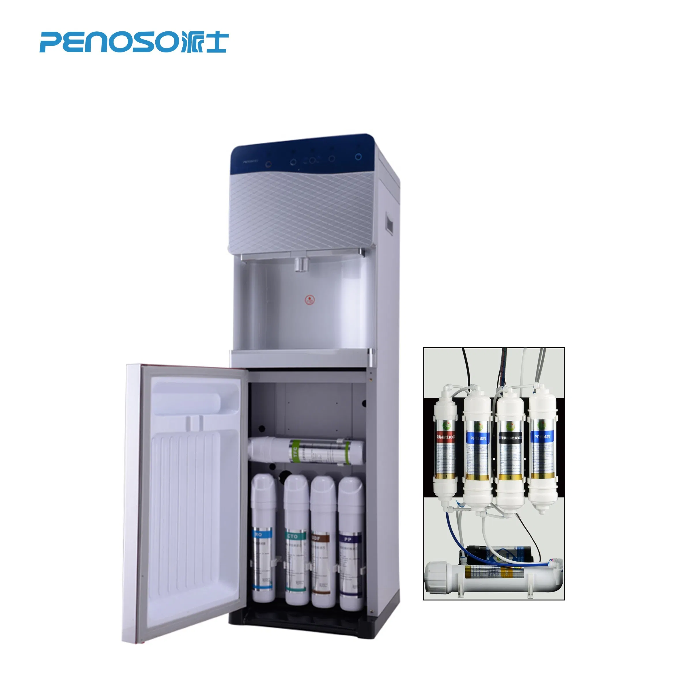 Hot and Cold Water Purifier/Vertical Hot and Cold Water Dispenser / New Five Stage Filter / Water Cooler / Water Purifier
