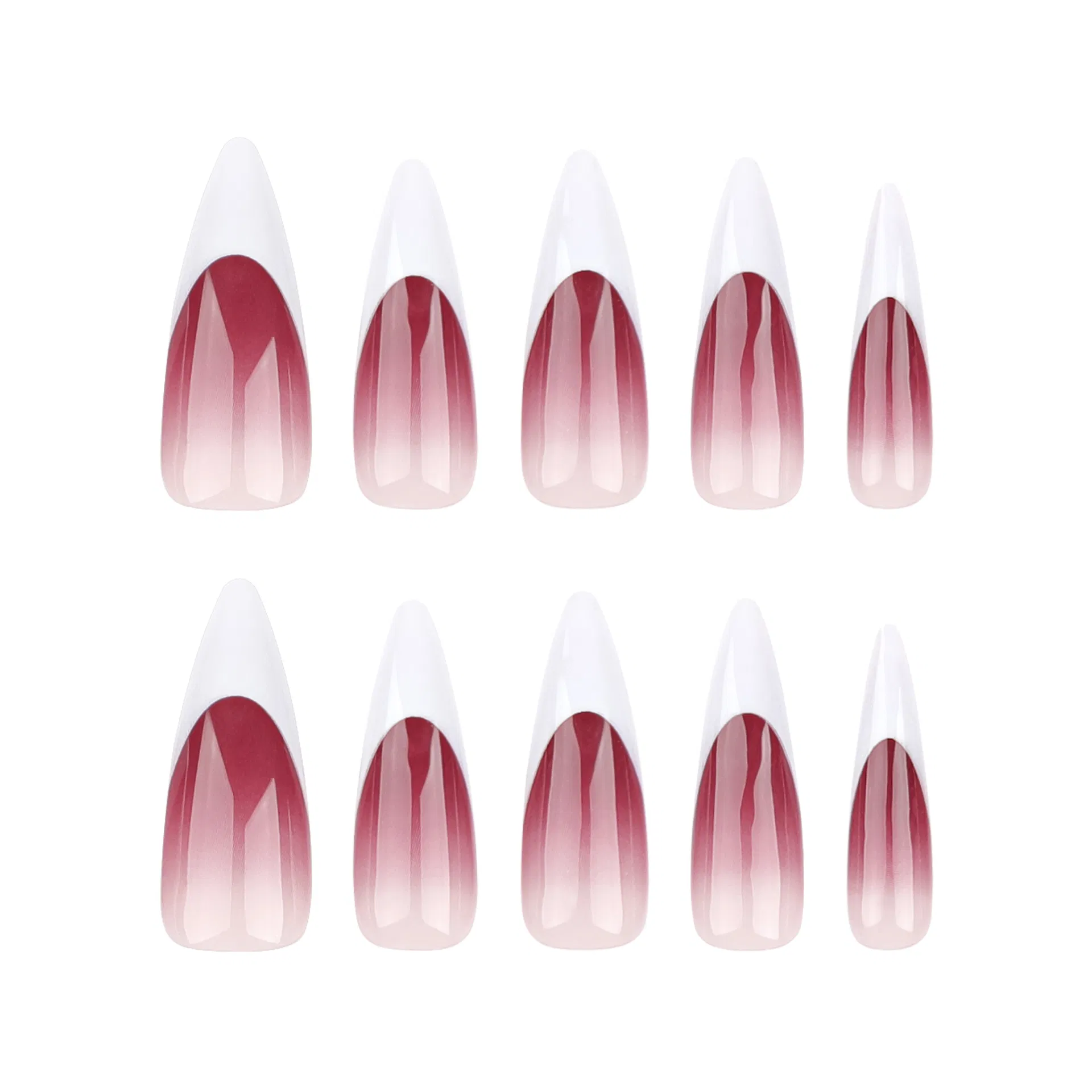 Trendy Halloween Gradient Press on Nails Non-Toxic Easy Apply Nail Art Set