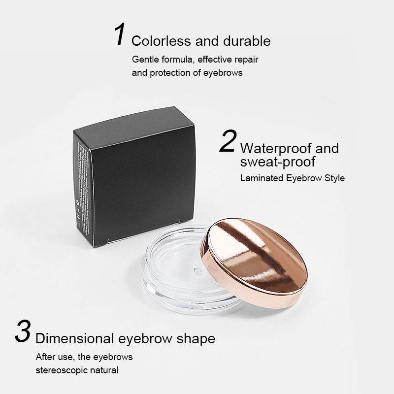 Eyebrow Styling Wax Brow Waxing Kit Dry Fast Lasting Styling with Brush