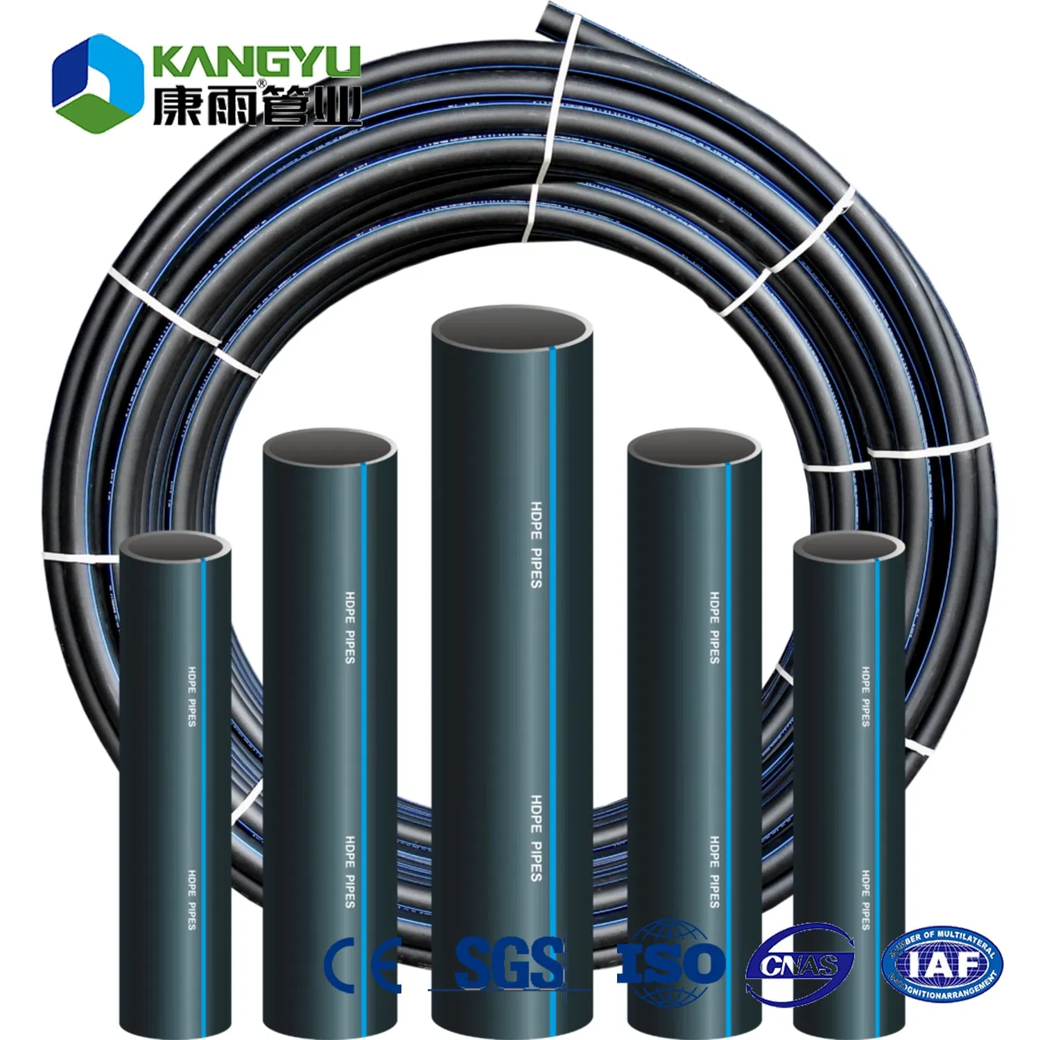 Plastic HDPE Irrigation Pipe Rolls Drip Hose 50mm Polyethylene Pipe HDPE Pipe