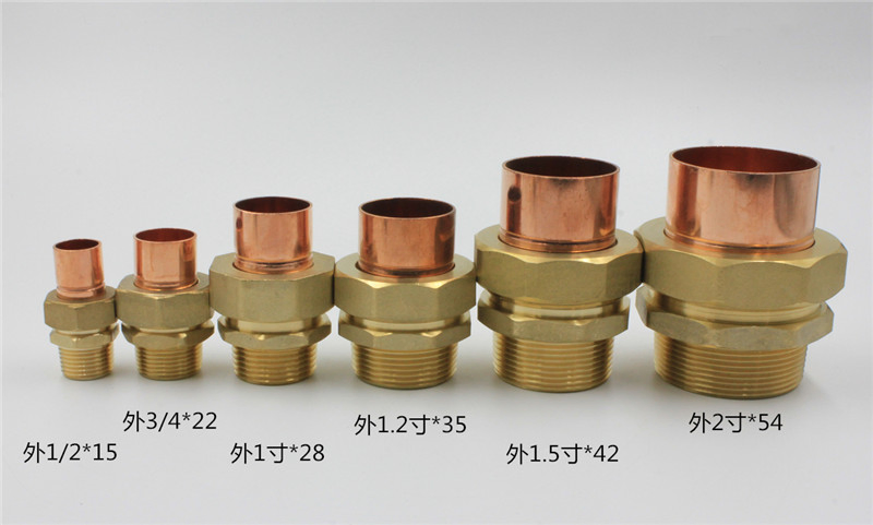 Brass Union Combination Connector Socket Pipe Fitting