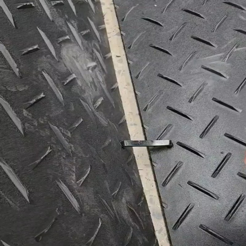 Low Friction Coefficient Superior High Impact Strength Temporary Ground Mats