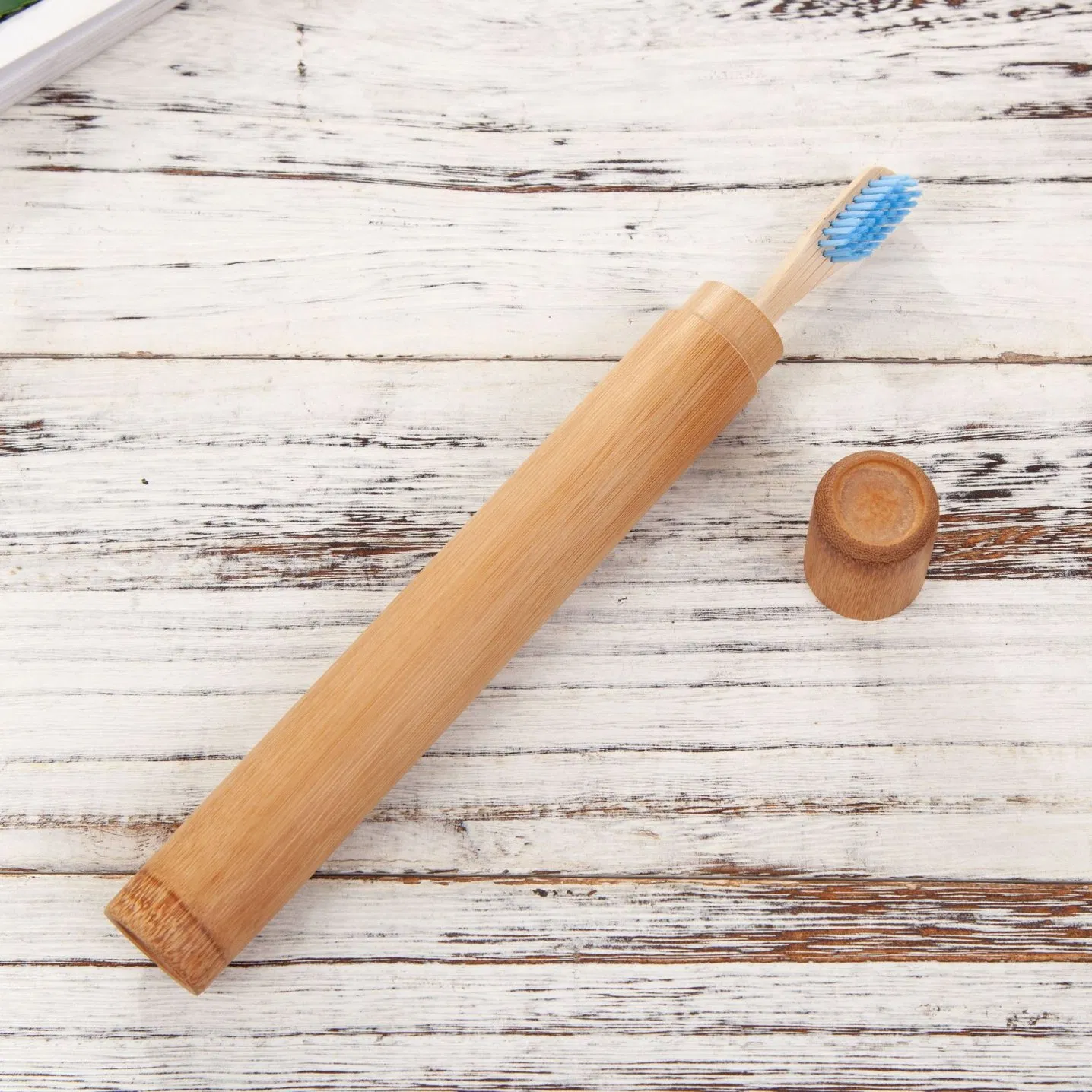 Biodegradable Logo Toothbrush Private Laser Logo Personalized Bamboo Toothbrush with Medium Bristle