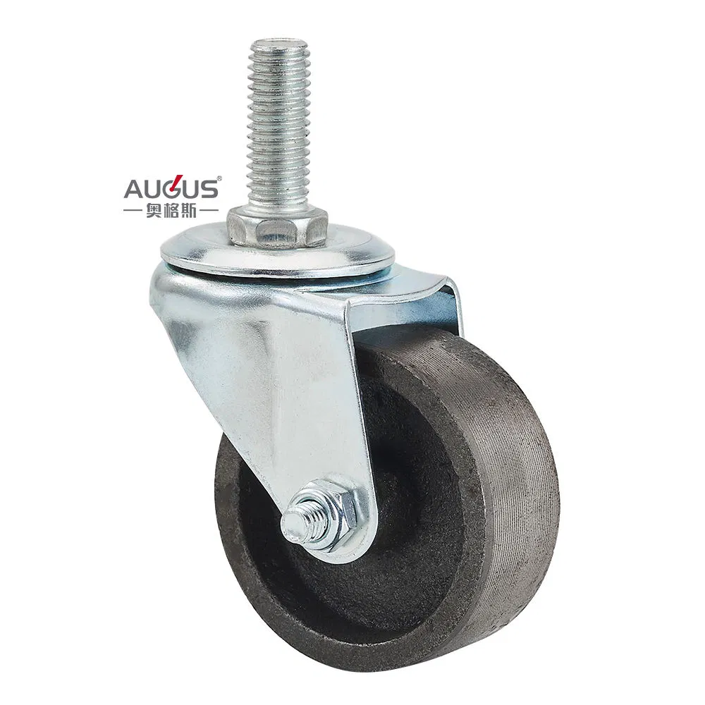 Factory Wholesale 1.5 2 2.5 3 Inch Cast Steel Furniture Caster Wheels for Dolly Cart