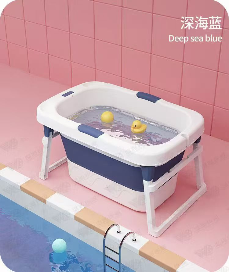 Складная детская ванночка для купания новорожденных