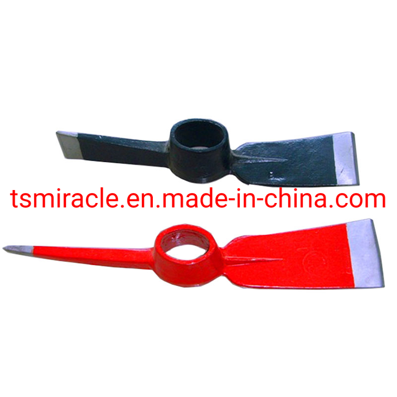 Steel Forging Pick P402 Oval Hole Hand Tool Wooden Handle Pick