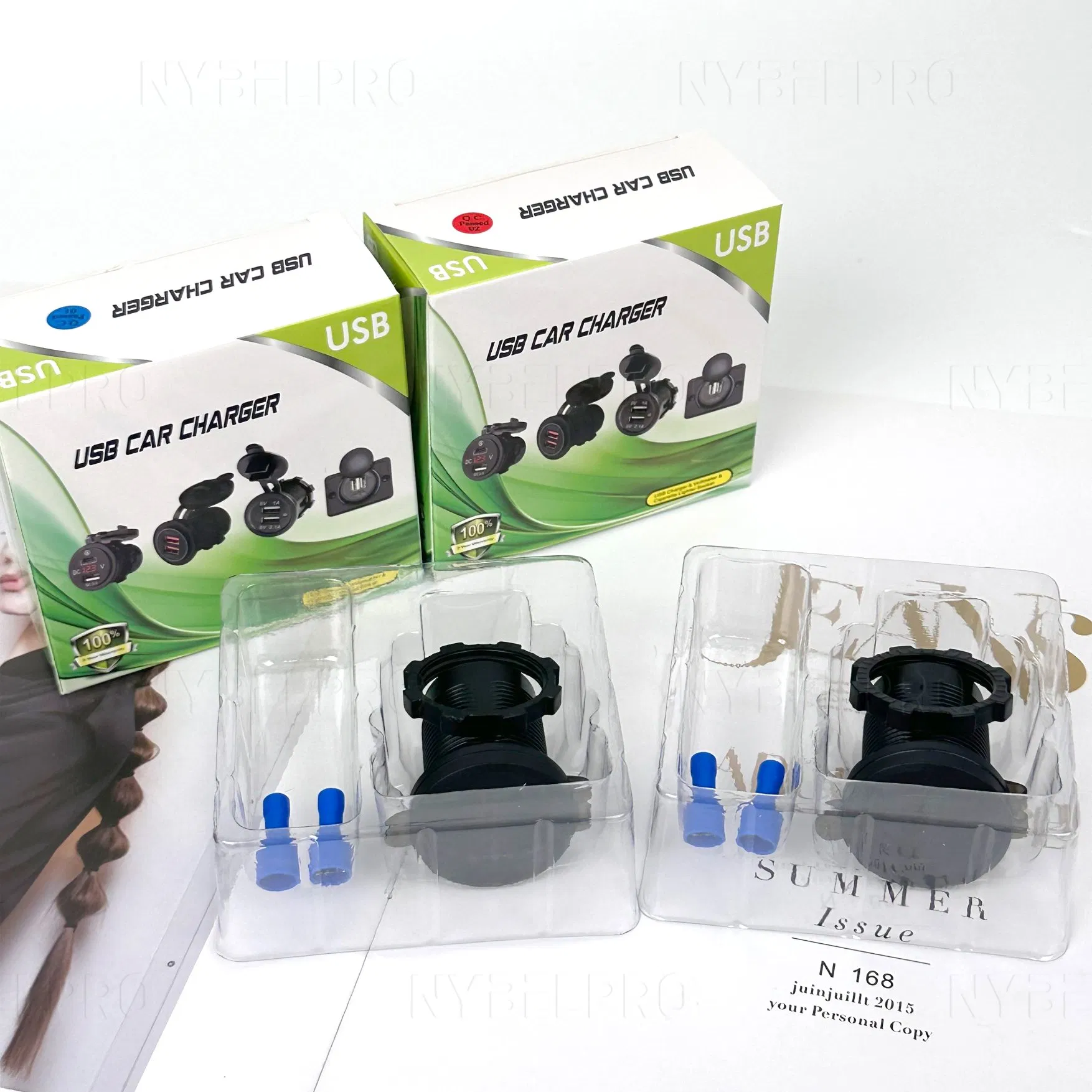 New Hot Sell Mini USB Car Charger Pd30W+QC3.0 18W for Super-Fast Road Power.