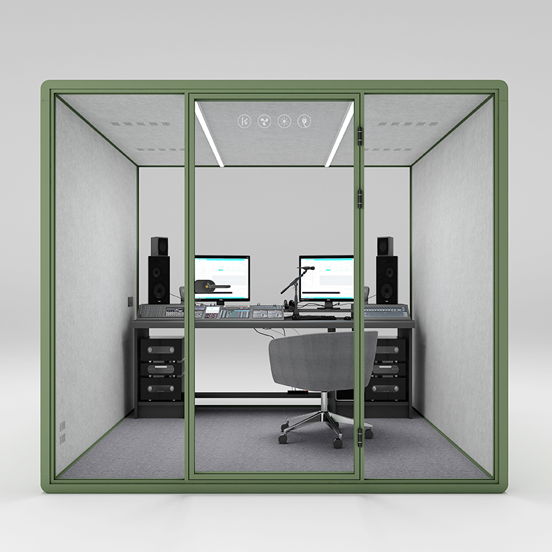 Soundproof Booth Portable Vessel Container House Tiny Home Movable Silent Office Pod