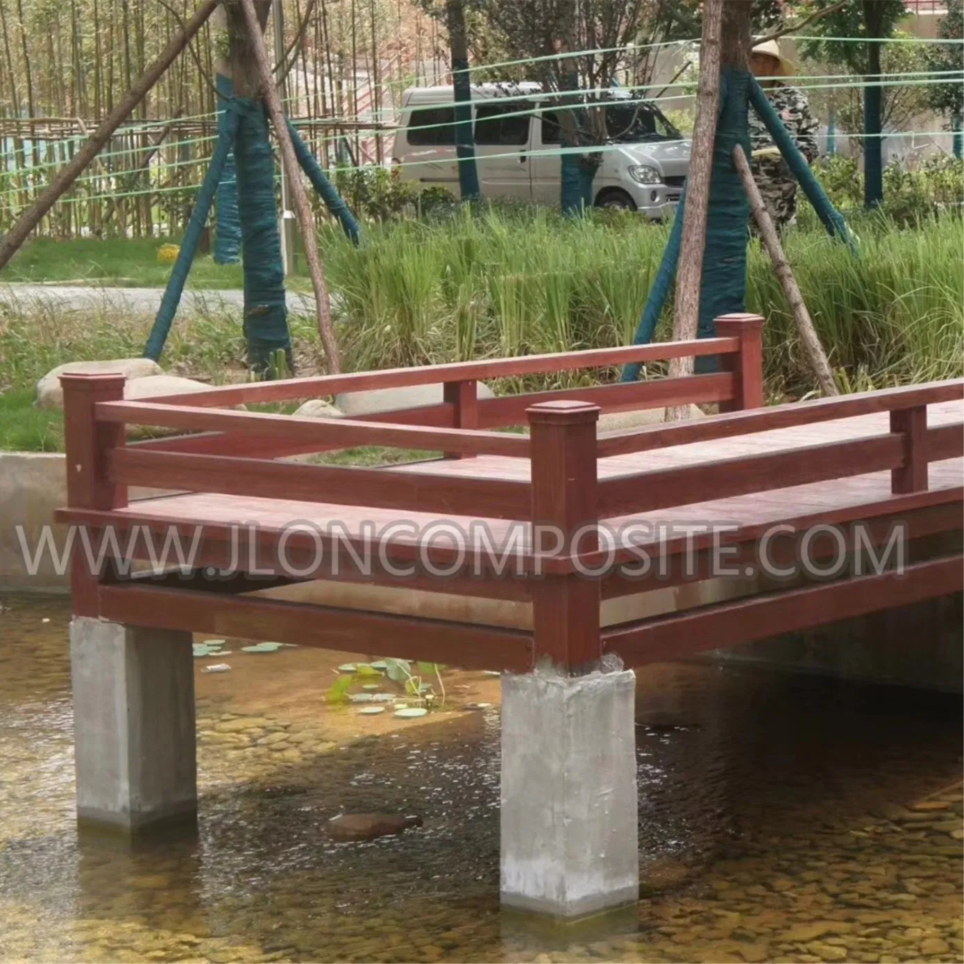 Wood Grain Color Polyester Fabric for FRP Profile