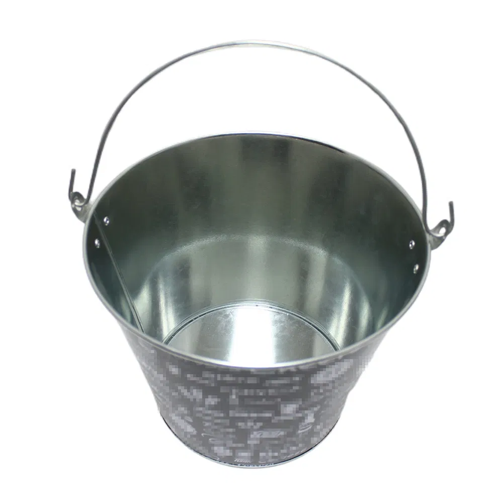 Factory Custom Tinplate Pail Storage Container Keg Barrel Shape Metal Can Packaging Ice Beer Tin Bucket for Beer