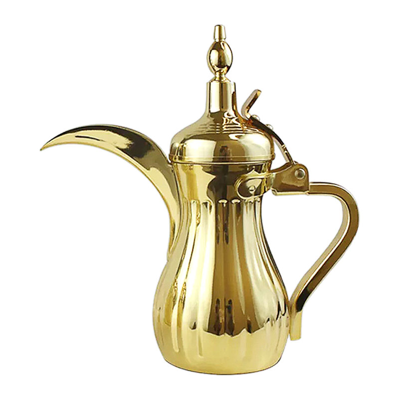 Золотой чайник Dallah из нержавеющей стали