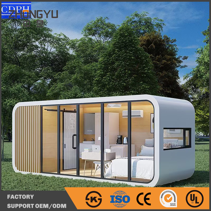 Apple House Modern Modular Residential Unit Factory Prefabrication Fast Installation Prefabricated Cabin