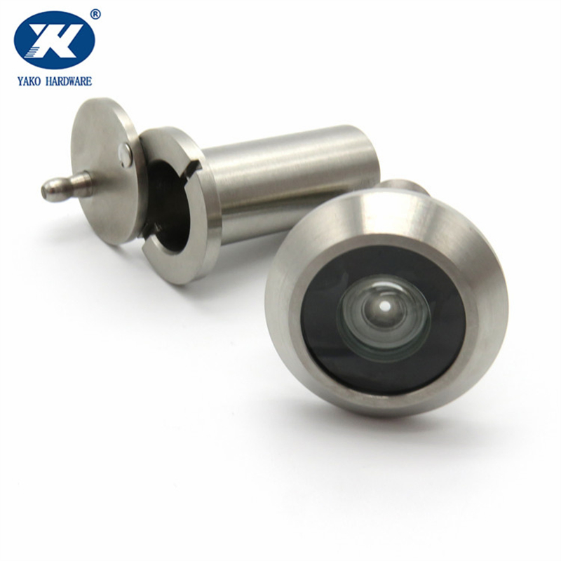 200° Wide-Angle Peephole with Glass Lens