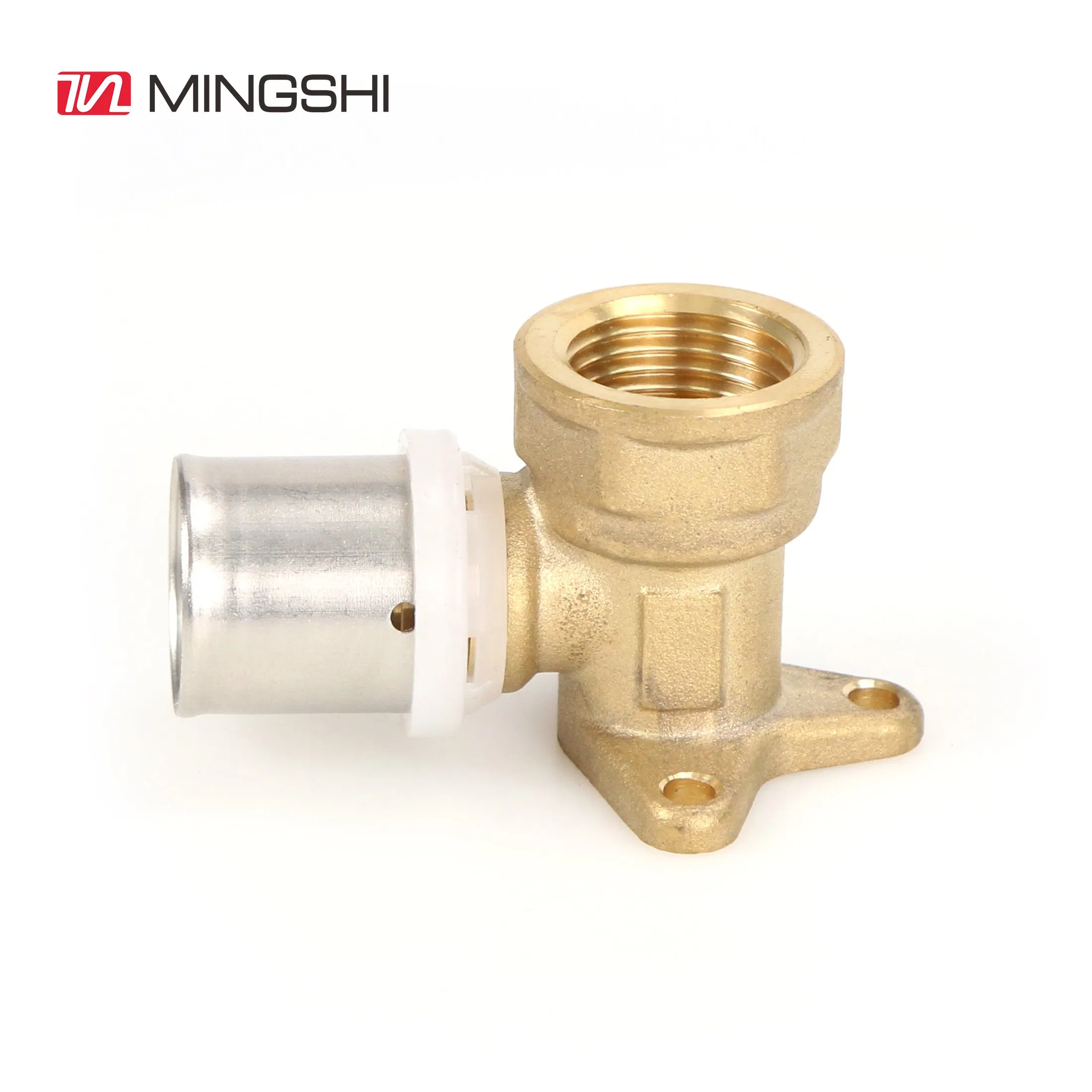 Mingshi Press Fittings Th Type Wall Plated Elbow
