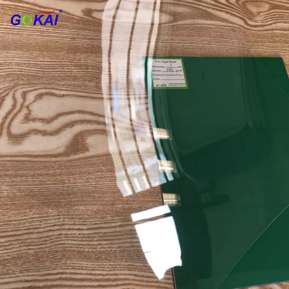 0.1mm-6mm Clear Transparent PVC Rigid Sheet for Printing/Forming/Packing/Cards