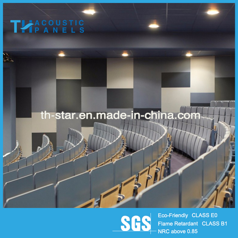 Decorative Sound Absorbing Acoustic Wall Panel 100% Pet Fiber Felt Polyester Panel