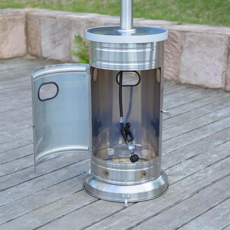 Stainless Steel Mushroom Type Gas Patio Heaters Outdoor Garden Natural Gas Heater for Courtyard