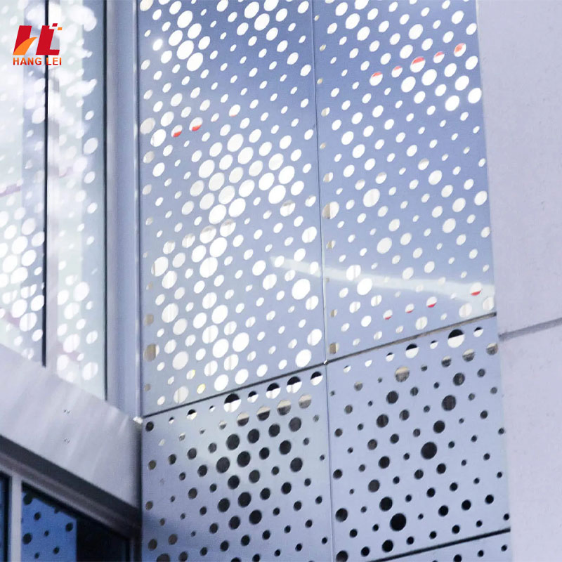Custom Pattern Perforated Metal Sheets and Panels for Architectural Facades Machine Guards Acoustic Screens and Industrial Filters