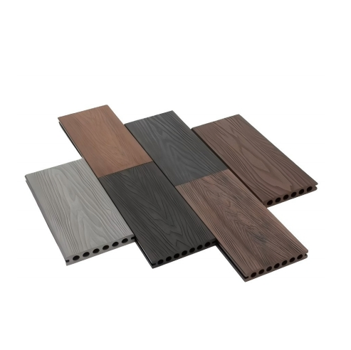 Eco-Friendly Solid WPC Fence Panels Wood Plastic Composite Outdoor Fencing