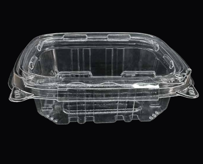 Premium Pet Clear Tamper Evident Hinged Lid Storage Container