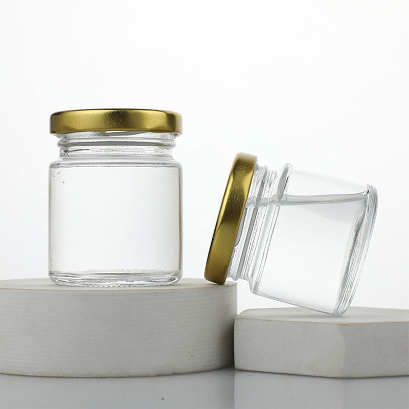 Round Glass Honey Jars 30ml 40ml 60ml 80ml 120ml Empty Storage Jar