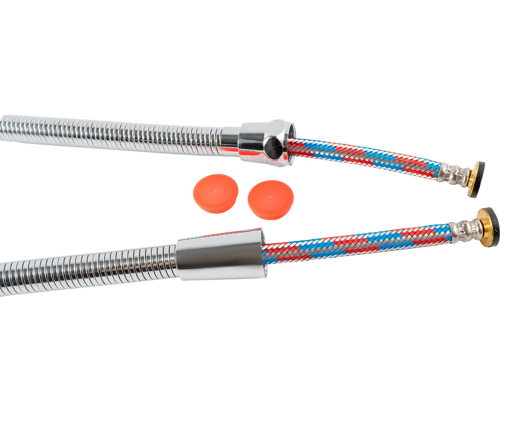 Factory Wholesale OEM Universal Stainless Steel Double Lock Extensible Bathroom Shower Flexible Hose