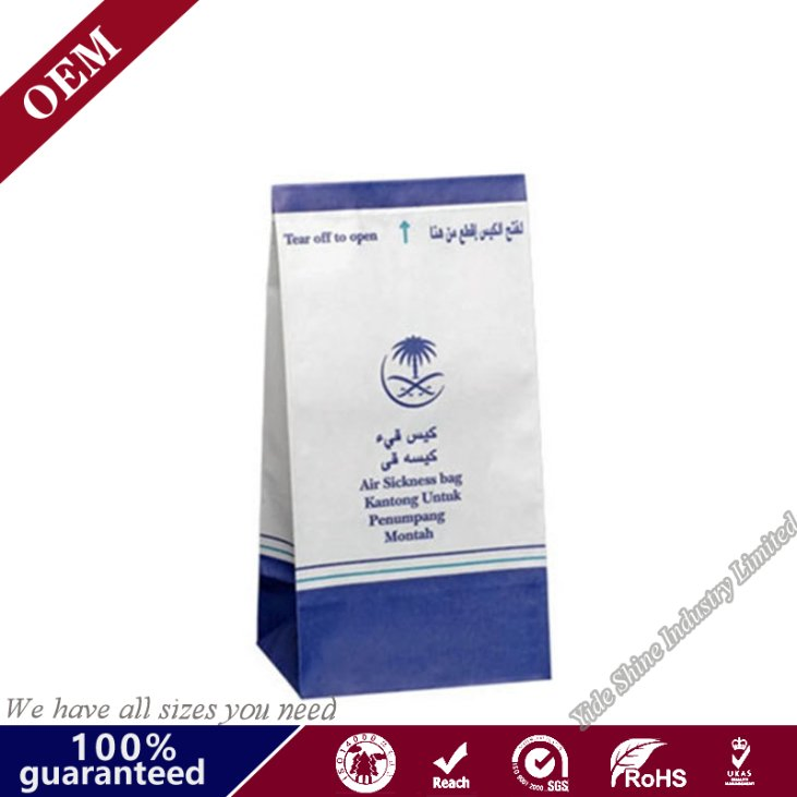 Disposable Custom High-Quality Travel Vomit Airsickness Bag